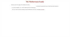 Desktop Screenshot of matthewman.org